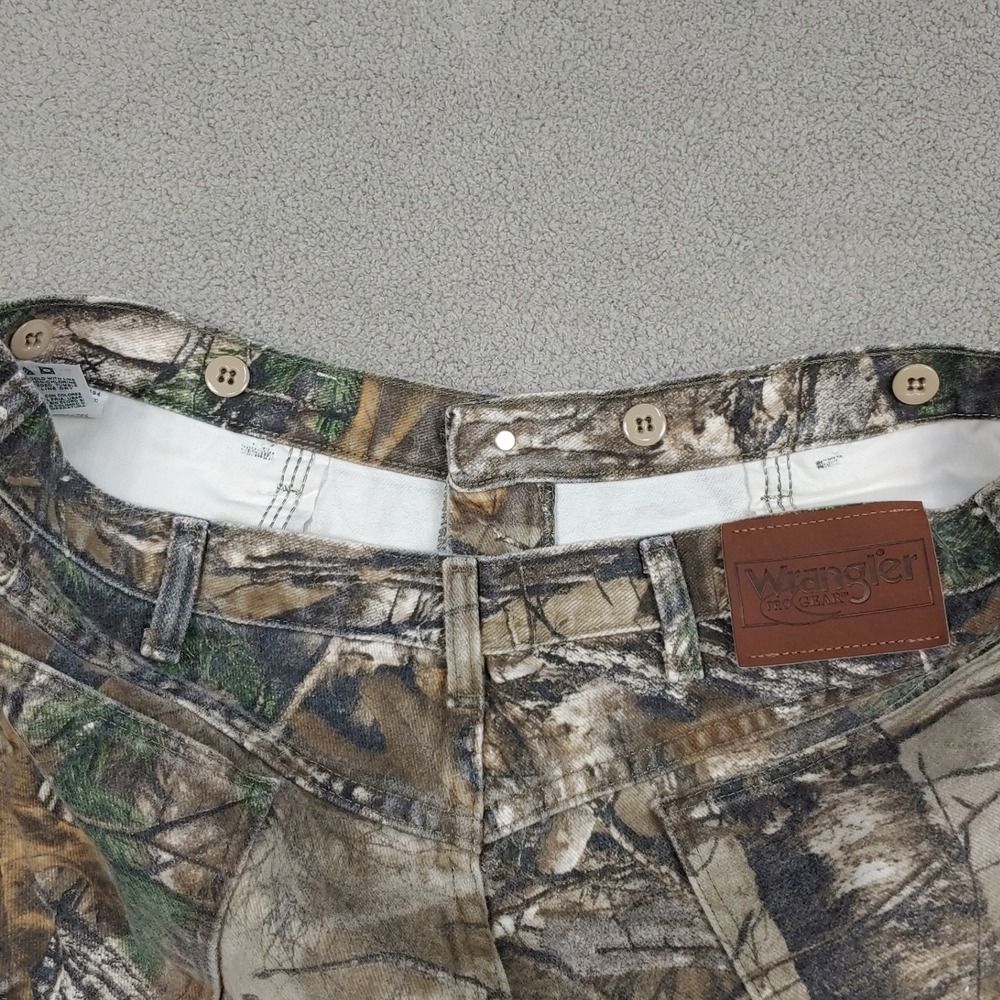 Wrangler ProGear Upland Pants Mens 37x30 Camo Brown Realtree Brush Trousers - Picture 4 of 16